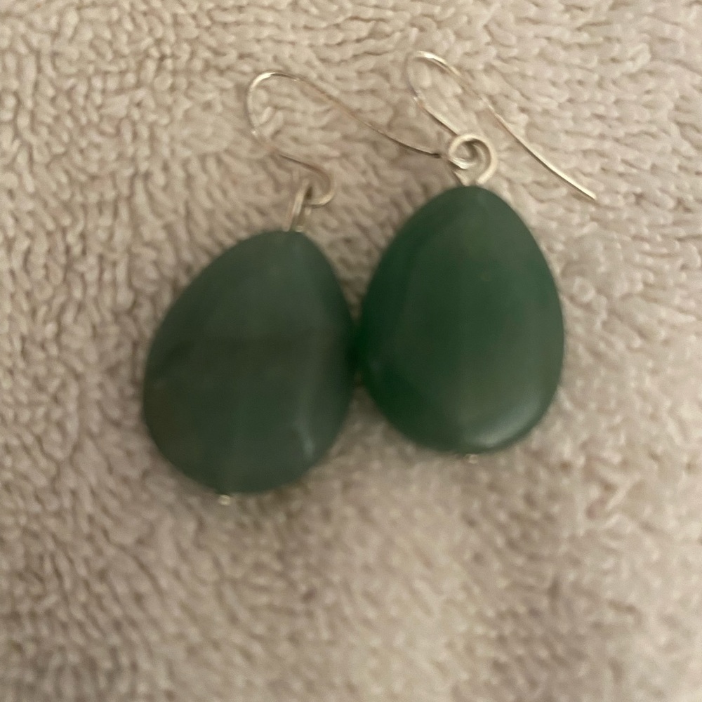 Genuine Aventurine earrings